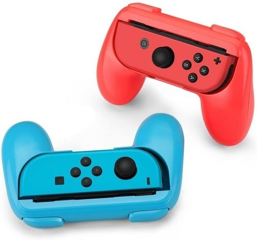 Lleva 2 Grip Mando Para Joy-con Nintendo Switch Colores 