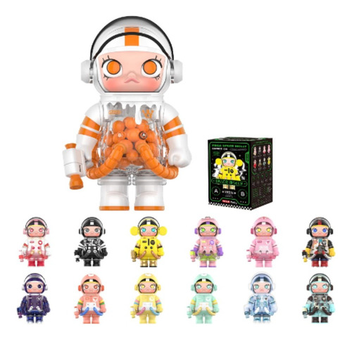 Figuras Pop Mart, Space Molly, Caja Individual, Caja Ciega 