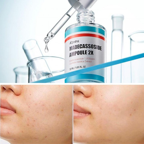 Missha A'pieu Madecassoside Ampoule Centella Asiatica Tempo de aplicação Dia/Noite Tipo de pele Todos os tipos de pele