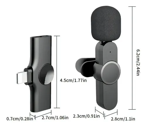 Microfono Lavalier Inalambrico para Celular Tipo USB-C