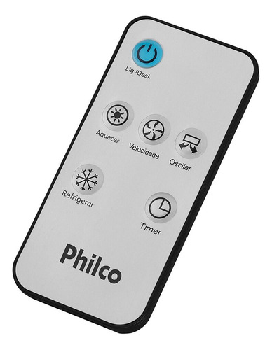 Climatizador De Ar Quente E Frio Display Touch 5 Em 1 Philco Branco