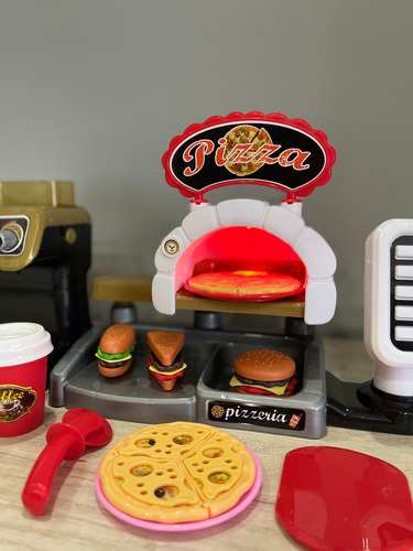 Juguete Set De Cocina De Pizza Para Niños