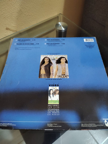 Milli Vanilli Keep On Running (remix Importado Europa)