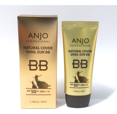 [anjo] Cubierta Natural Caracol Sol Bb Cream Spf 50+ Pa + +