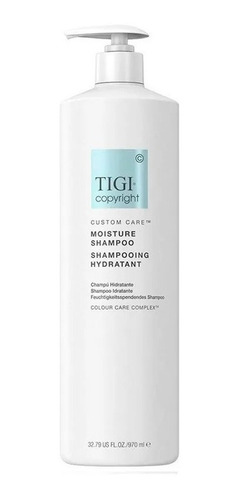 Shampoo Tigi Copyright Moisture Hidratante Pelo Seco X 970ml