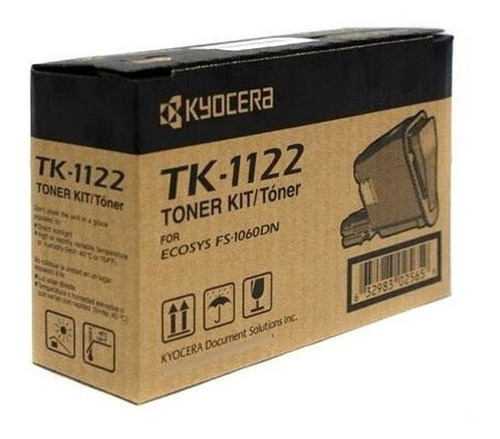 Toner Original Kyocera Tk1122 Negro Para Fs-1060/1025/1125