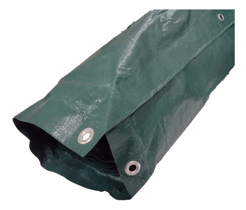 Lona Rafia Cubre Cerco Con Ojales Verde Oscuro 1,5m X 10m 