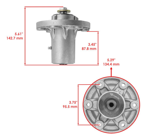 1757364yp 84003173 Spindle Assembly For Simplicity Snapp Cch