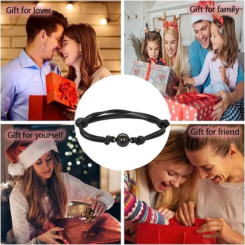 . Pulsera De Fotos De Proyección Personalizada, Ajustable