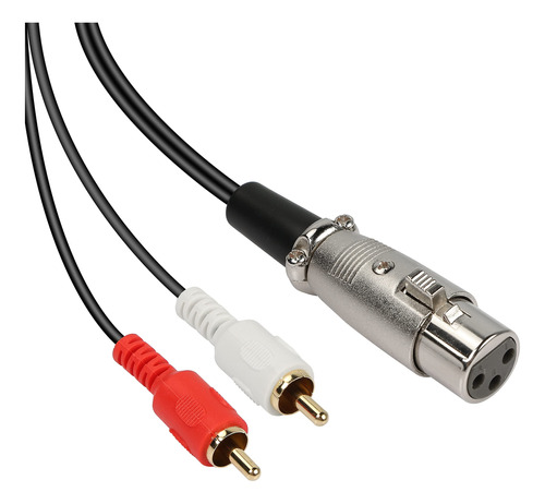 Meiriyfa Cable De Conexin Xlr Hembra A 2rca Macho Y, Cable D