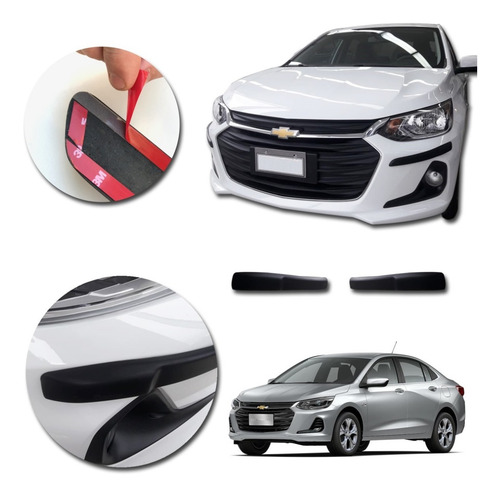Molduras De Paragolpes Chevrolet Onix Plus 2020 Kenny 3m