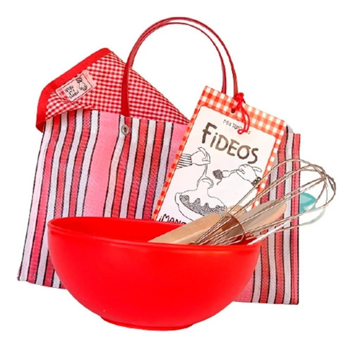 Kit Cocina Para Niños Recetas Infantiles Bolsa Y Utensilios