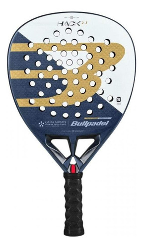 Pala Padel Bullpadel Hack 04 Tf 24 Tricarbon Rugosa Diamante Color Blanco