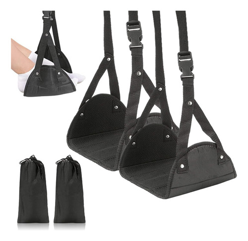 Hamaca De Pie De Avión (viaje Cómodamente), Reposapiés Perfecto Para Avión U Oficina Para Relajar Tus Pies, Hamaca De Pie Para Accesorios De Viaje En Avión, Hamaca De Pie De Computadora, Cómodo