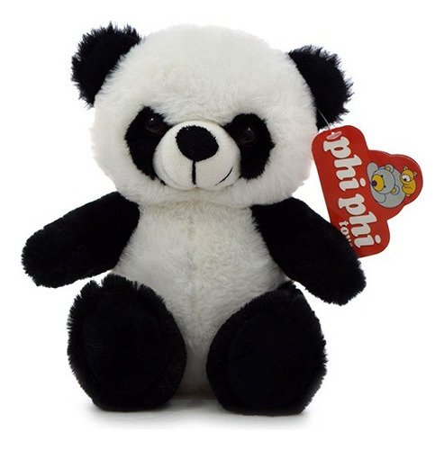 Peluche Oso Panda Sentado 20cm Osito Animal Suave Phi Phi Toys