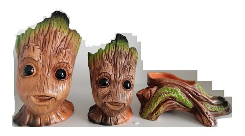 Macetero Baby Groot Marvel Ceramica En Oferta!!!