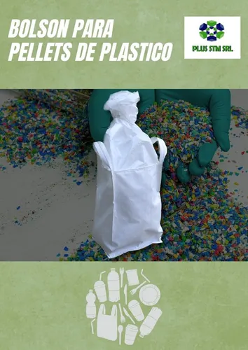 (pack X 2) Bolson Para Pellets De Plastico