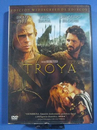 Pelicula Troya Brad Pitt Dvd Original Usado
