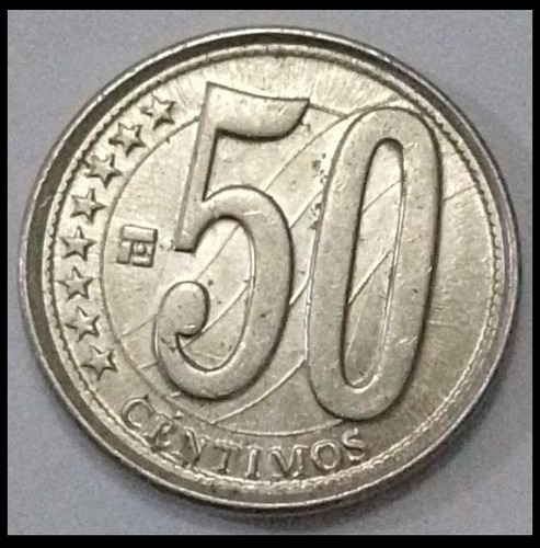 Moneda Venezolana De Colección  50 Centimos Año 2007 (3*2$)
