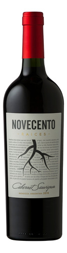 Vino Cabernet sauvignon Novecento Raíces bodega D. Robino 750 ml en estuche de sin estuche