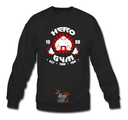 Poleron Polo, Hero Gym, Gimnasio, Entrenamiento, Estampado, Xxl / Kingstore10