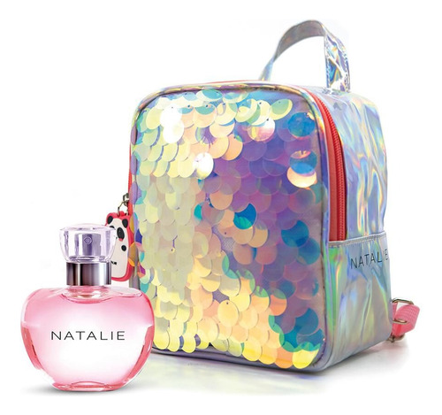 Perfume Kokone Natalie 90ml Edt + Mini-mochila Lentejuelas