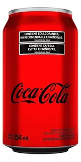 Coca Cola Zero Lata 354ml Pack X 6 Unidades