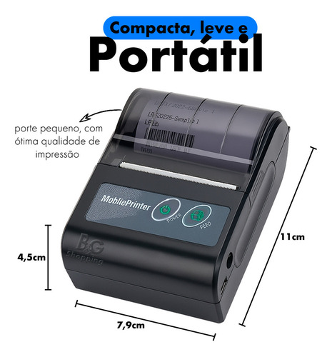Mini Impressora Portátil
