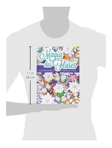 Livro Magia Das Flores - Livro Para Colorir