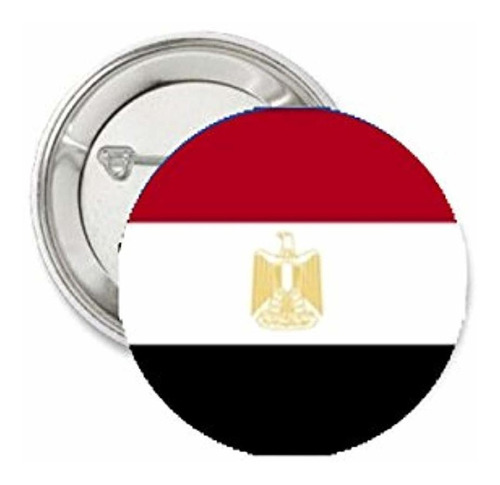 10 Pcs Egypt National Country Flag Pinback Button Pin Badge