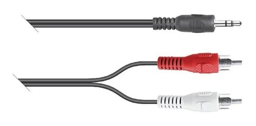 Imagen 1 de 2 de Cable De Audio Auxiliar Plug 3.5 A Rca 11-1004 (10 Piezas)