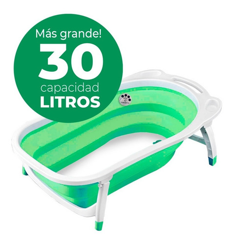 Imagen 2 de 10 de Bañera Flexible Plegable Mega Baby + Red De Baño