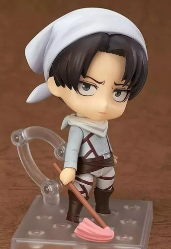 Figura De Accion Levi Ackerman Limpiando 12 Cm Attack On Tit