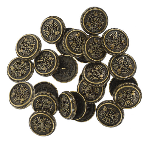 Botón De Ropa De Metal Con Botones De Metal, 20 Piezas