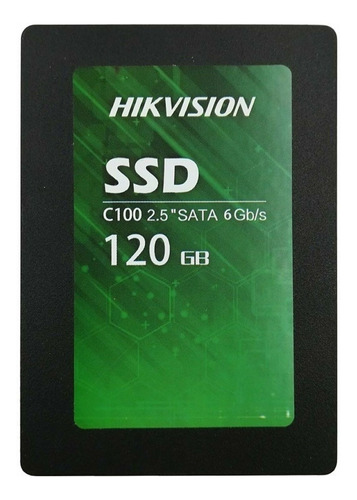 Imagen 1 de 2 de Disco sólido interno Hikvision C100 Series HS-SSD-C100/120G 120GB