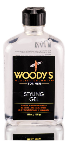 Gel De Peinado Woody's Styling Gel De Fijación Ligera A Medi