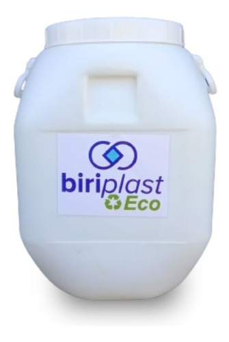 Biriplast Eco Tambor/bombona 50 Litros Branco Kit 3