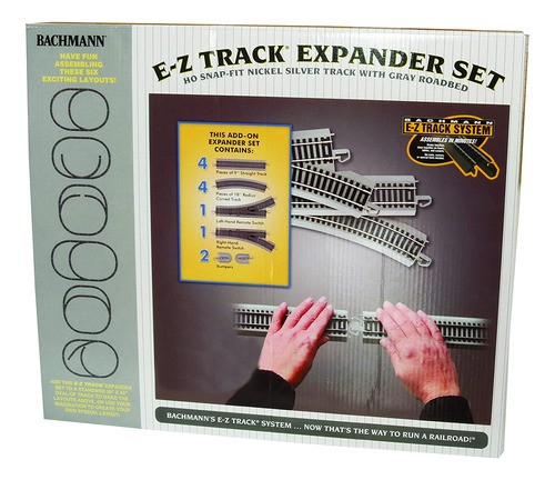 Bachmann Trains Snapfit Ez Track - Juego De Accesorios Para