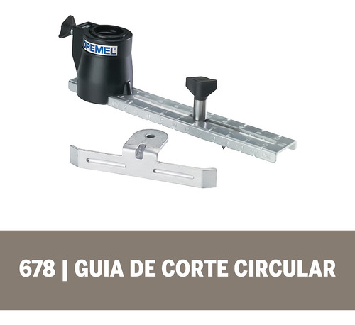 Guía Corte Circular Dremel Madera Diámetro Máx 30cm 678-01