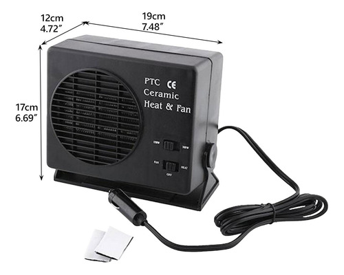 Ventilador De Calefacción Para Automóvil Dc 12 V 300 W 150