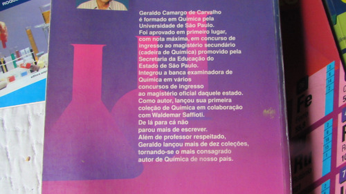 : Química Moderna Coleção Completa Com 6 Volumes Autor: Geraldo Camargo De Carvalho (Usado)