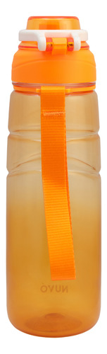 Botella De Plástico Transparente Tapa Seguro Para Agua 1 L