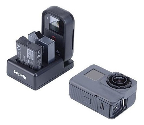 Cargador De Batería Triple Compatible Con Gopro Hero 5 - 8