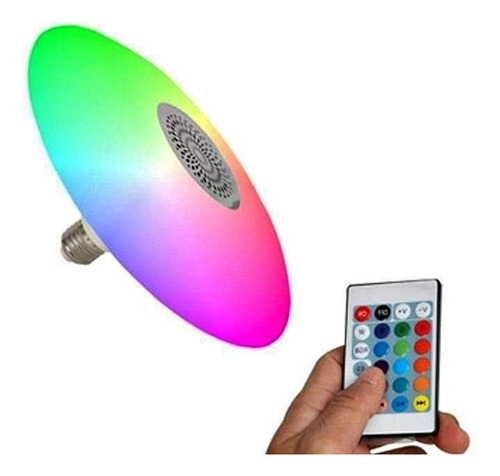 Foco Led Parlante Ufo A Bluetooth