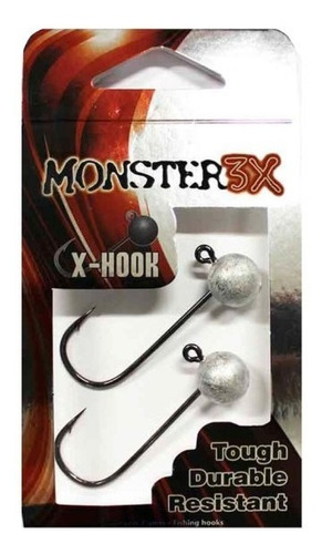 Anzol Jig Head Monster3x X-hook (4/0 13g) Isca Soft Silicone
