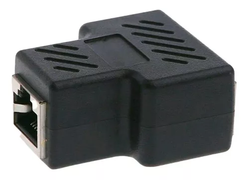 Adaptador Duplicador Cabo De Rede RJ45 Ethernet Splitter Divisor Y - Chroma  Tech