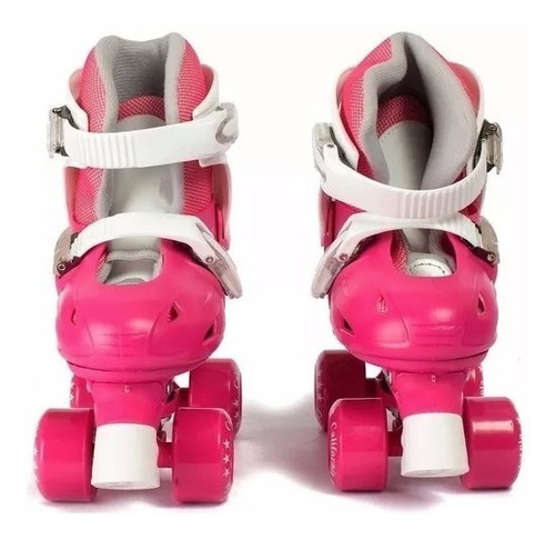 Patínes 4 Ruedas Bota Rosa Patin Del Talle 37 Al 40 Outlet