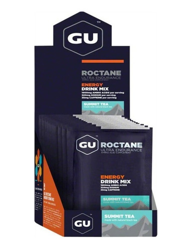 Gu Roctane Energy Drink Mix Energía Isotónica X 10 Unidades