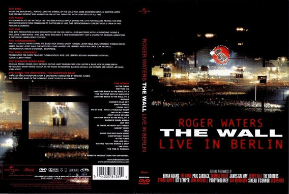 Escupir buffet sucesor Waters Roger - The Wall - Live In Berlin - Dvd - U | MercadoLibre