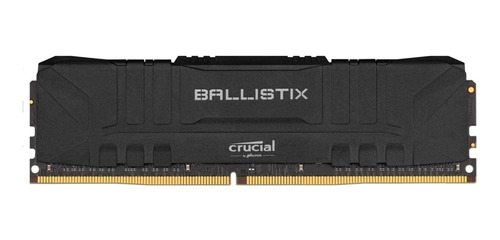 Memoria Ram Ballistix Negro Ddr4 8gb Crucial Bl8g30c15u4b